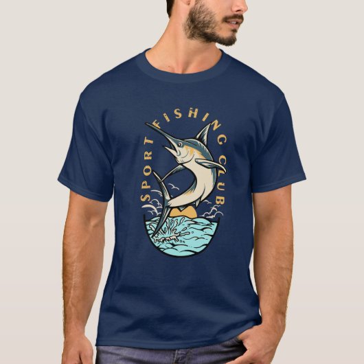 フィッシュグラフィック魚釣りスポーツクラブ Tシャツ (正面)