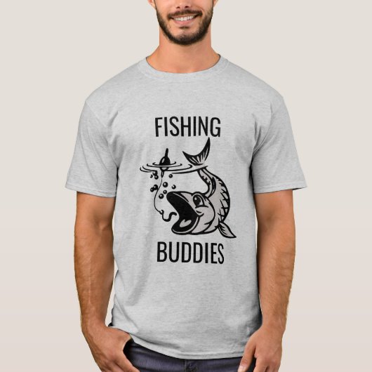 フィッシュグラフィック魚釣り仲間 Tシャツ (正面)