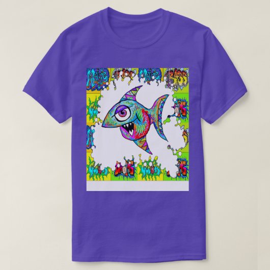フィッシュグラフィック Tシャツ (デザイン正面)