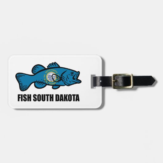フィッシュサウスダコタ ラゲッジタグ (正面横)