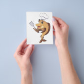 フィッシュシェフ魚釣り及び料理ギフト汗 チラシ (手)