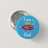 フィッシュシー海キッド誕生日水族館 缶バッジ (正面&裏面)