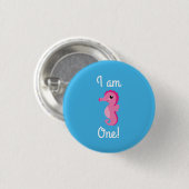 フィッシュシー海キッド誕生日水族館 缶バッジ (正面&裏面)