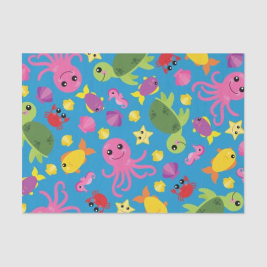 フィッシュシー海キッド誕生日水族館 薄葉紙 (正面)