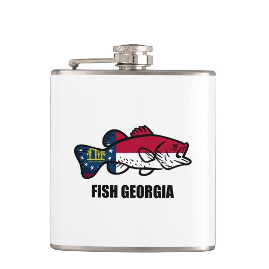フィッシュジョージア フラスク (正面)
