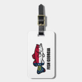 フィッシュジョージア ラゲッジタグ (正面縦)