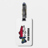 フィッシュジョージア ラゲッジタグ (裏面縦)