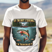 フィッシュスイミング威厳のある過去アセーレ魚釣りボート Tシャツ