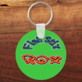 フィッシュスティックスロックス！CCBCフォートワース（テキサス州） キーホルダー (正面)