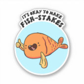 フィッシュステークスのプンビニールのステッカーを作ってもいい シール (正面)
