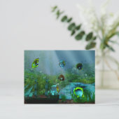 フィッシュタンクアクライムアート ポストカード (スタンド正面)