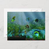 フィッシュタンクアクライムアート ポストカード (正面/裏面)