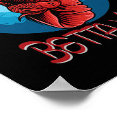 フィッシュタンクベッタママ水族館 ポスター (角)