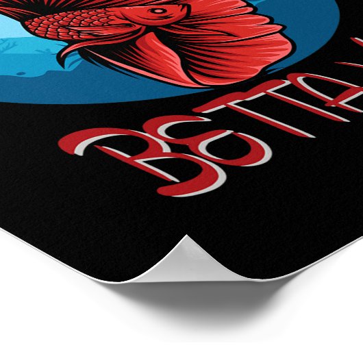 フィッシュタンクベッタママ水族館 ポスター (角)