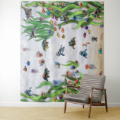 フィッシュタンク2フォトバックドランドウォールタペストリー タペストリー (インサイチュ)