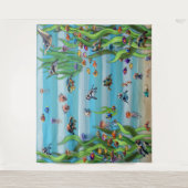 フィッシュタンク3フォトバックドランドウォールタペストリー タペストリー (正面)