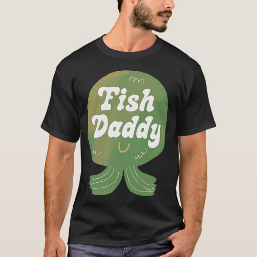 フィッシュダディバッジ Tシャツ (正面)