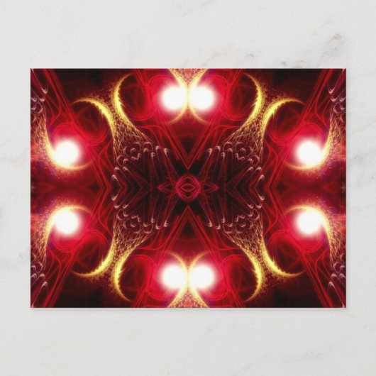 フィッシュテールフラクタルポストカード ポストカード (正面)