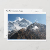 フィッシュテールマウンテン1 ポストカード (正面/裏面)