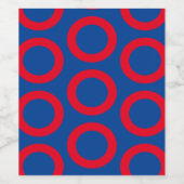 フィッシュドナツワインラベル ワインラベル (シングルラベル)