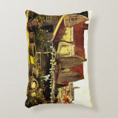 フィッシュドライビングバーンバイビンセントヴァンゴッホ アクセントクッション (正面(垂直))