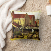 フィッシュドライビングバーンバイビンセントヴァンゴッホ クッション (ブランケット)