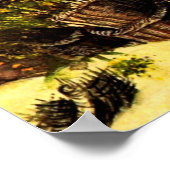 フィッシュドライビングバーンバイビンセントヴァンゴッホ ポスター (角)