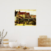 フィッシュドライビングバーンバイビンセントヴァンゴッホ ポスター (キッチン)