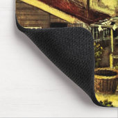 フィッシュドライビングバーンバイビンセントヴァンゴッホ マウスパッド (コーナー)