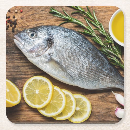 フィッシュドラド スクエアペーパーコースター (正面)