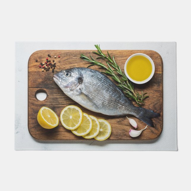 フィッシュドラド ドアマット (正面)