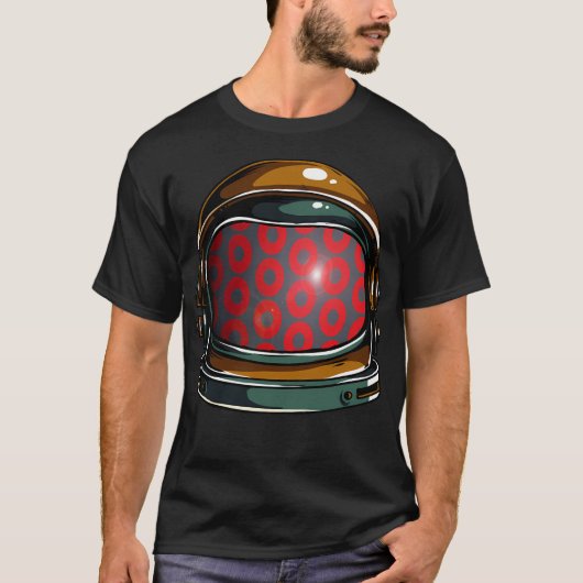 フィッシュドーナツ飛行士 Tシャツ (正面)