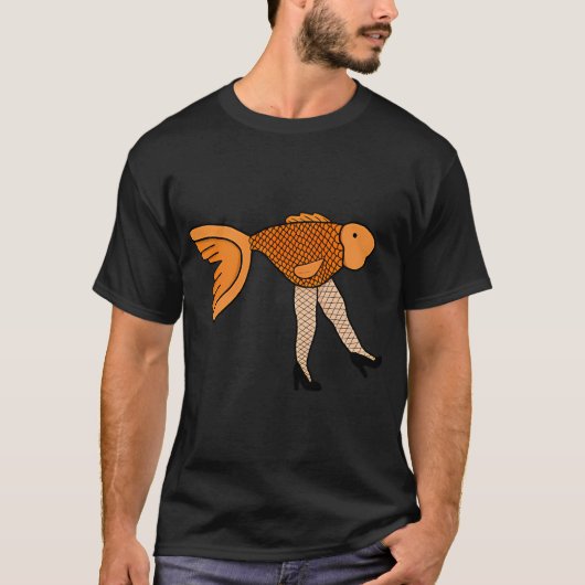 フィッシュネットの魚 Tシャツ (正面)