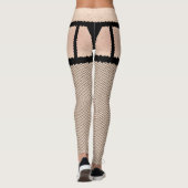フィッシュネットストッキングとサスペンダーズブラックレギンス レギンス (裏面)