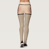 フィッシュネットストッキングとブラックニッカーズレギンス レギンス (裏面)