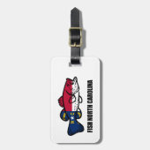 フィッシュノースカロライナ ラゲッジタグ (正面縦)