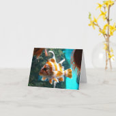 フィッシュノートカード カード (黄色い花)