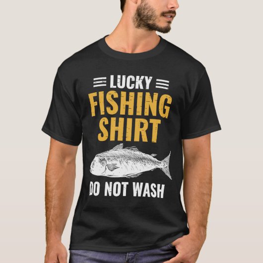 フィッシュハンターとフィッシャーマンの幸運魚釣り6 Tシャツ (正面)