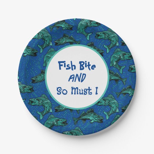 フィッシュバイトワレー魚釣り ペーパープレート (正面)