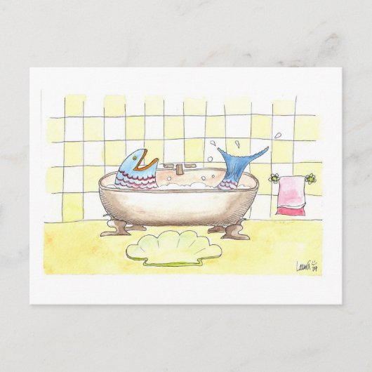 フィッシュバス ポストカード (正面)