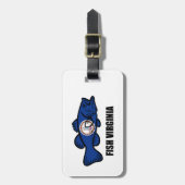 フィッシュバージニア ラゲッジタグ (正面縦)