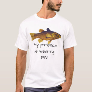 フィッシュパン – 私の忍耐フィンを着ている Tシャツ