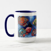 フィッシュファミリー懇親会マグ マグカップ (左)