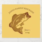 フィッシュフライ族懇親会 ビールラベル (シングルラベル)