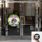 フィッシュフライ ウィンドウサイン (オフィスドア)