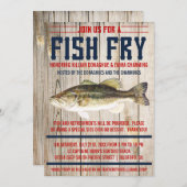 フィッシュフライ パーティーの招待状 招待状 (正面/裏面)