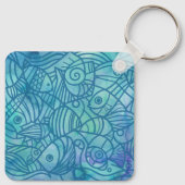 フィッシュブルー キーホルダー (裏面)