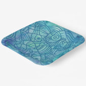 フィッシュブルー ペーパープレート (傾斜あり)