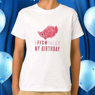 フィッシュプン公式私の誕生日 Tシャツ