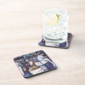 フィッシュヘッドスープ，シンガポール コースター (右側)